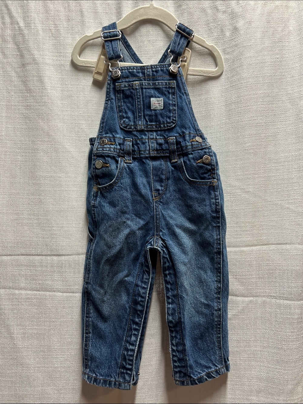 Old Navy Dark Blue Denim Kids Overalls 18-24M